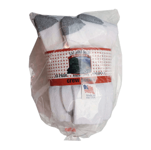 Railroad Bakers Dozen Crew Sock - White Railroad Bakers Dozen Crew Sock - White