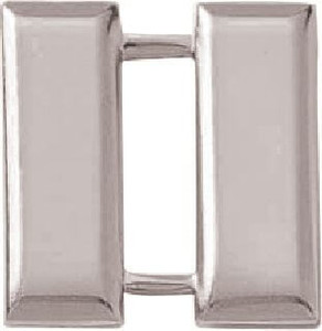 Blackinton SM Captain Bars Silver Smooth