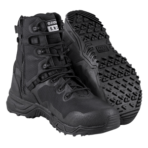 Original Swat Footwear Black Alpha Fury 8" Zip Boots Original Swat Footwear Black Alpha Fury 8" Zip Boots