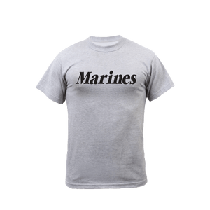 Rothco Grey Marines Physical Training T-Shirt Rothco Grey Marines Physical Training T-Shirt