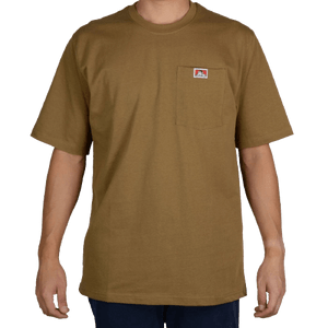 Ben Davis Men's Heavy Duty Short Sleeve Pocket T-shirt - Coyote Ben Davis Men's Heavy Duty Short Sleeve Pocket T-shirt - Coyote