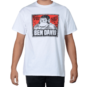 Ben Davis Men's Vintage Logo Short Sleeve T-shirt - White Ben Davis Men's Vintage Logo Short Sleeve T-shirt - White