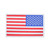 Premier Emblem 2 1/4" X 3 ½" Reverse American Flag With Border