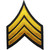 Emblem Enterprises | Sgt. Chevron Cdcr 3"  Twill Each