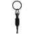 Zak Tool Black Polymer Knurled Flat Grip Swivel Handcuff Key - Black