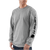 Carhartt Men's Loose Fit Heavyweight Long Sleeve Graphic T-shirt  - Heather Grey