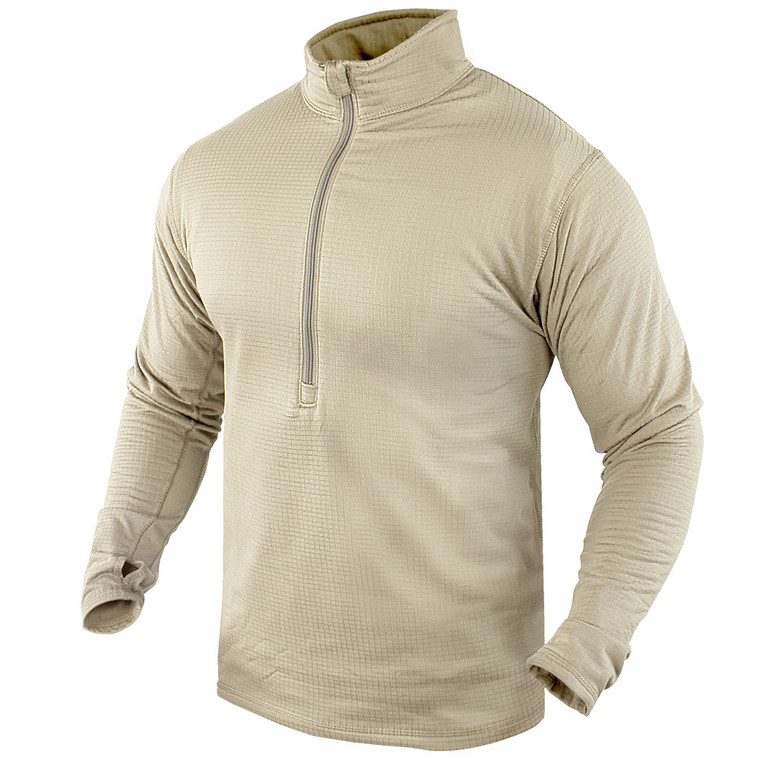 Base II Zip Pullover - Sand (004)