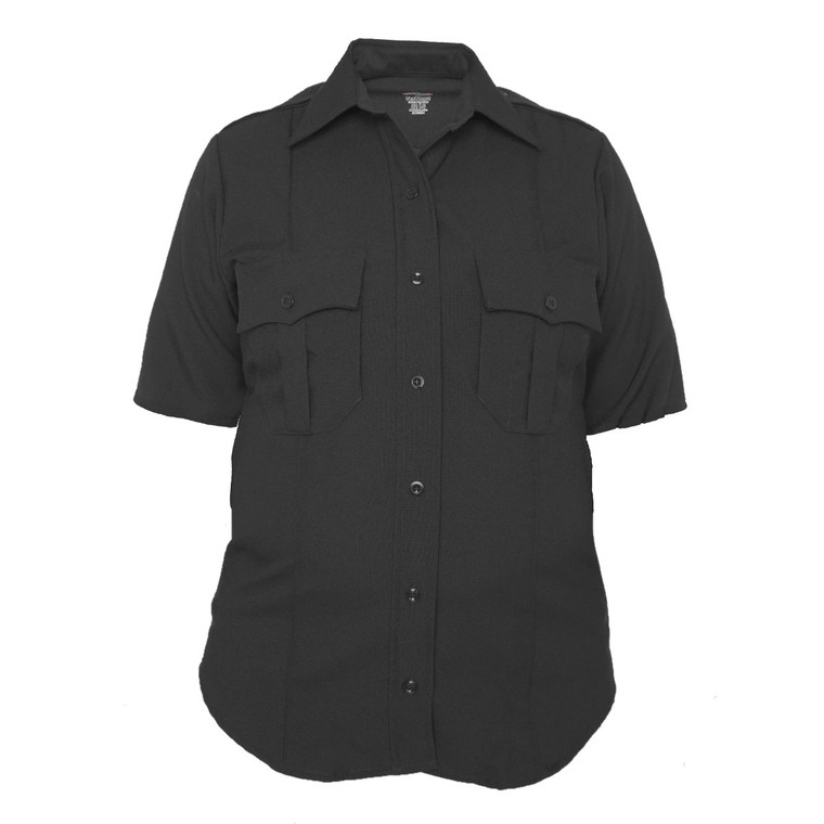 TexTrop2 Women's Short Sleeve Polyester Shirt - Black