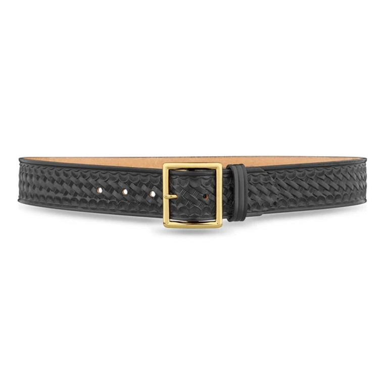 Duty Man Basketweave 1-3/4" Garrison Belt - Brass