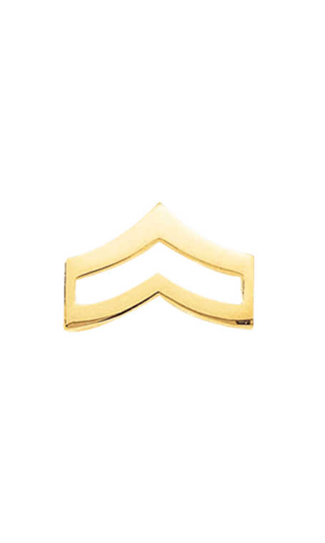 Blackinton Small Corporal Bars-Gold
