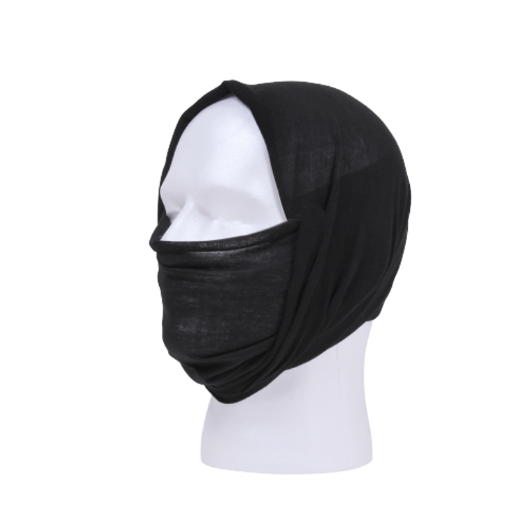 Rothco Multi Use Neck Gaiter & Face Cover - Black
