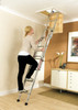 Mini Aluminium 3 Section Sliding Vertical Carriage Aluminium Loft Ladder