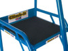 Climb-It® Domed Feet Warehouse Steps with Anti-Slip Treads - Blue