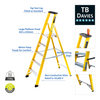 TB Davies EN131 Professional Fibreglass Heavy Duty Platform Step Ladder