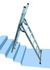 Lyte Aluminium Three Way Professional Combination Ladder to EN131-2