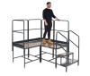 Climb-It® Three Platforms Corner Modular