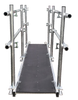 LFI PRo Aluminium Lightweight Staging Board with Double Sided Handrail - 450mm