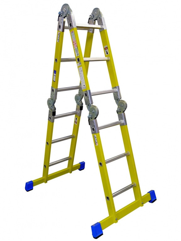 Clow Glass Fibre Multi Purpose Ladder to EN131-2 - Ladders.co.uk