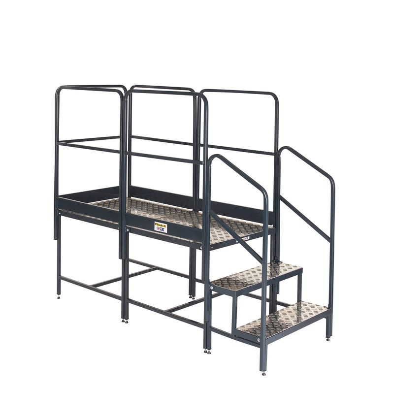 Climb-It® Two Platforms Inline Modular - Ladders.co.uk