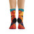 Digital Wolf Recycled Poly Skinny Socks