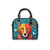 Digital Wolf Shoulder Handbag