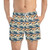 Ocean Blue Wave Pattern 2 Swim Trunks