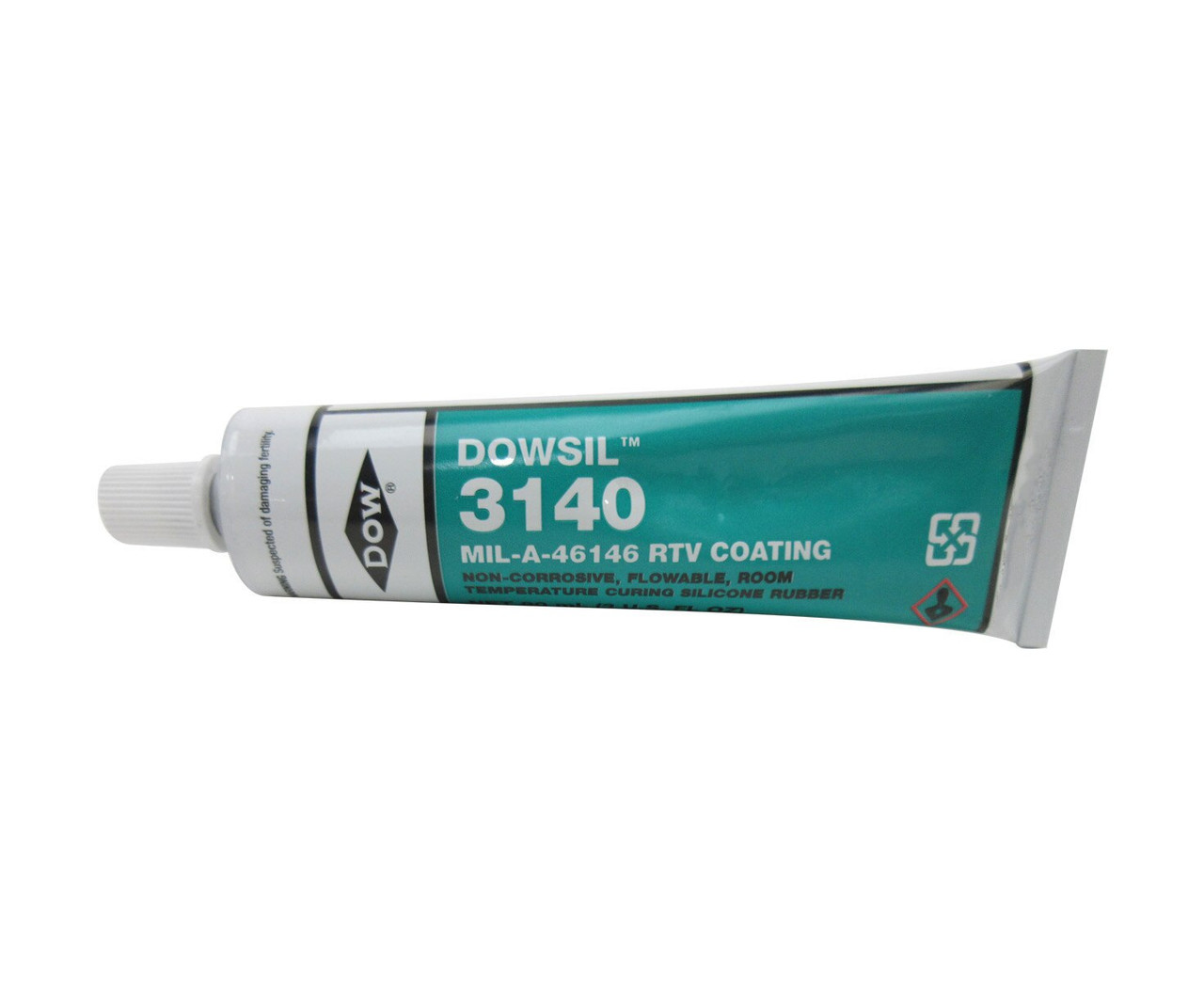 Dow Corning RTV3140 Clear Silicone Sealant 3 oz. Tube