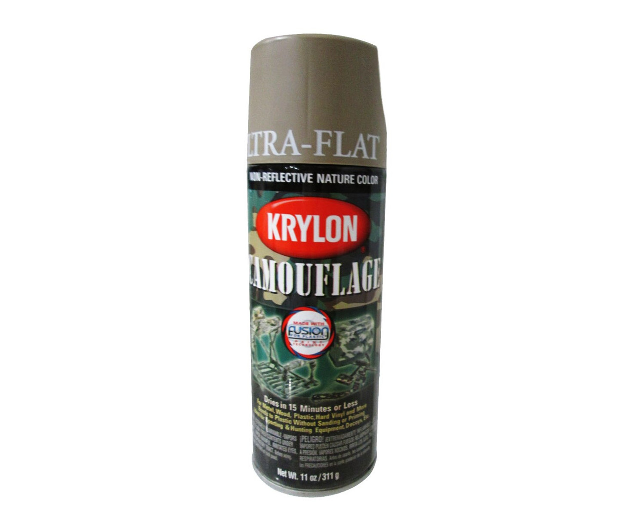 KRYLON 4291 CAMOUFLAGE Kahki NonReflective, UltraFlat Paint 311