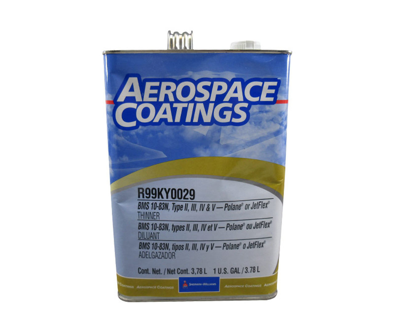 SherwinWilliams R99 KY 29 POLANE L Thinner Gallon Can at