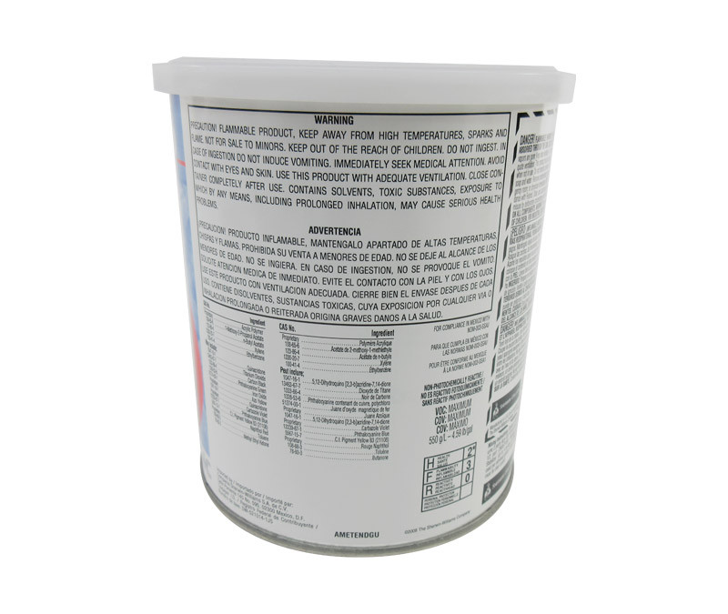 SherwinWilliams H10596 ACRY GLO Conventional Metallic Dark Blue Acrylic Urethane Paint 3/4