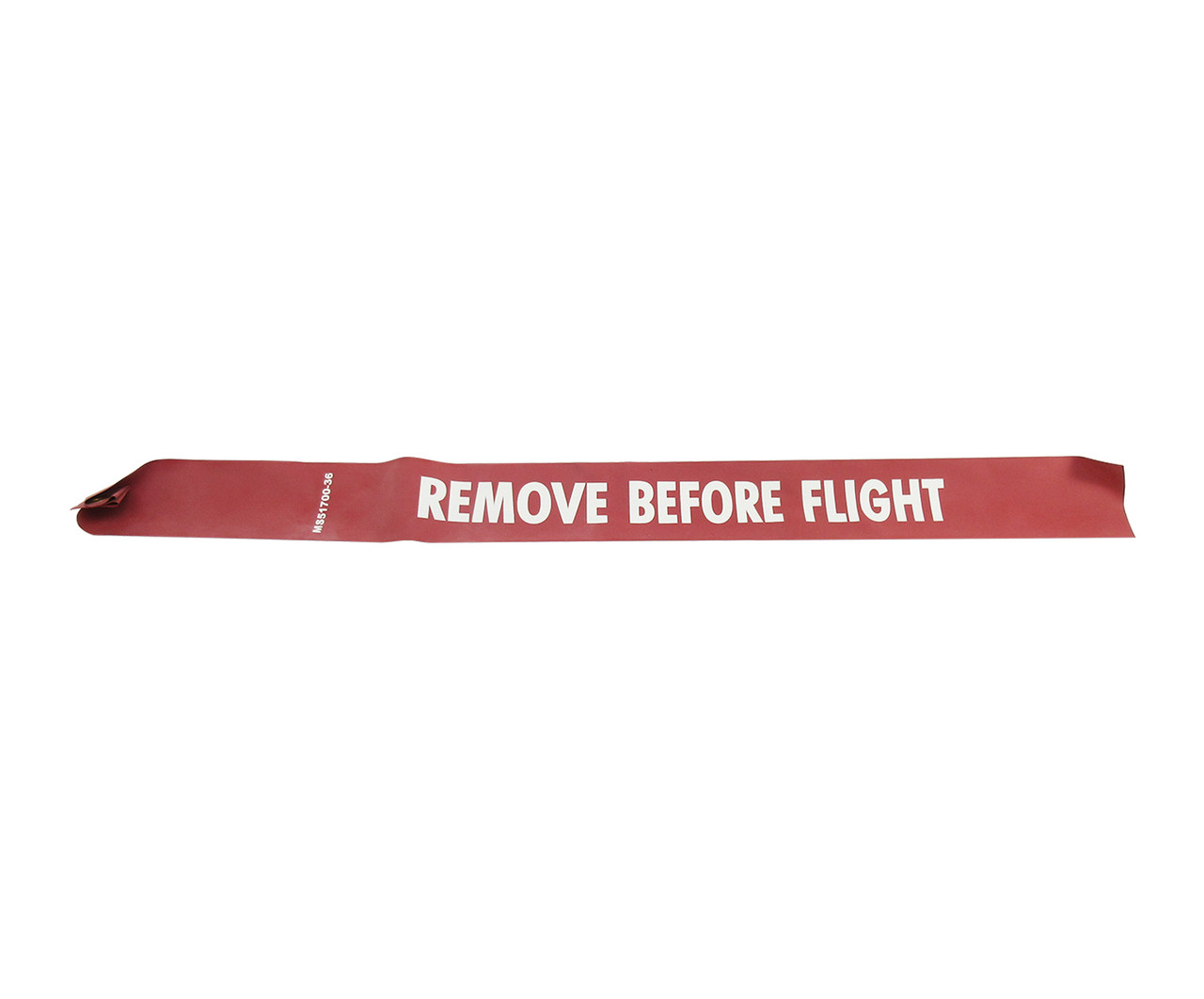 NAS Remove Before Flight Streamer, Red - 36 Inches