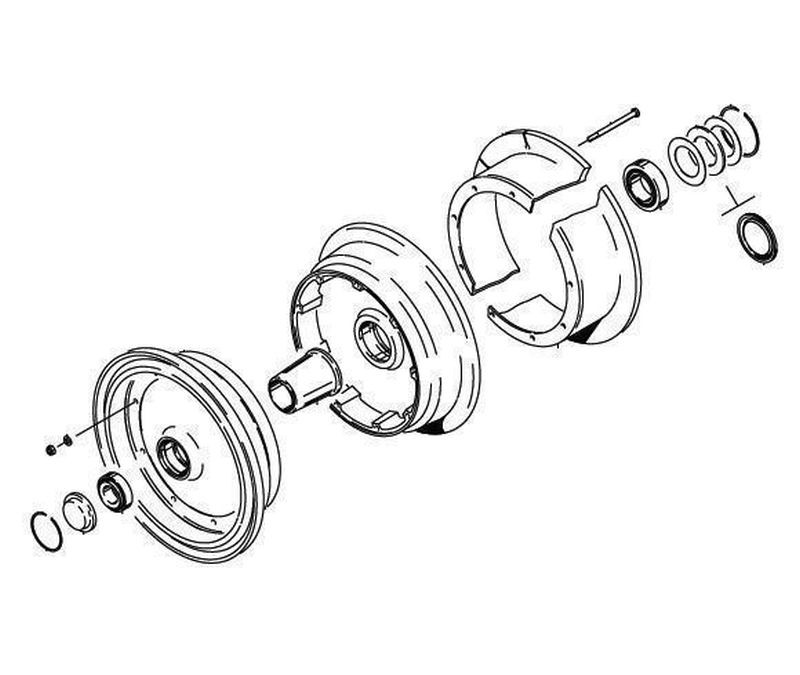 Cleveland Wheel & Brake 40-130 Wheel Assembly