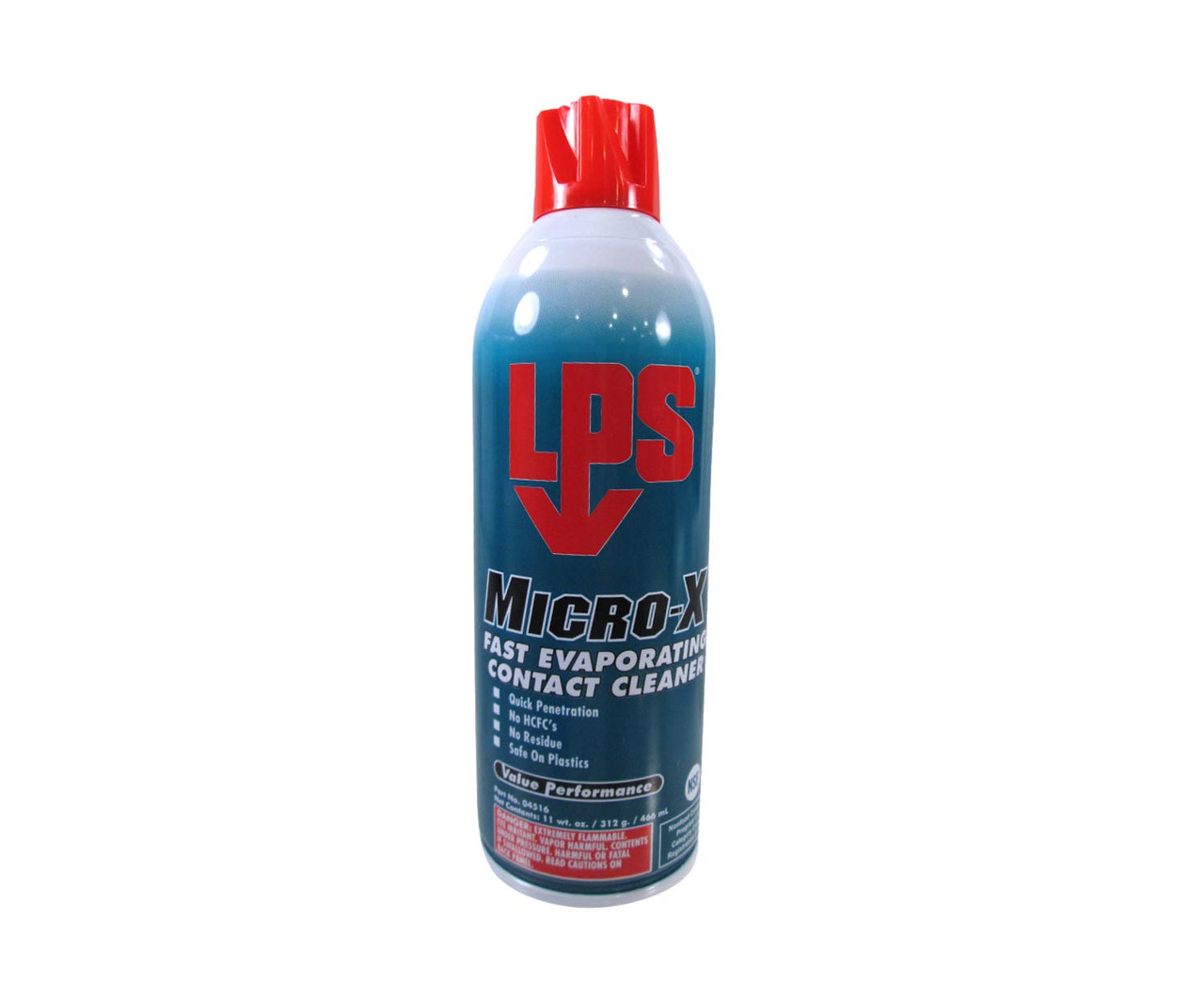 LPS 04516 Micro-X Fast Evaporating Contact Cleaner - 11 oz Aerosol