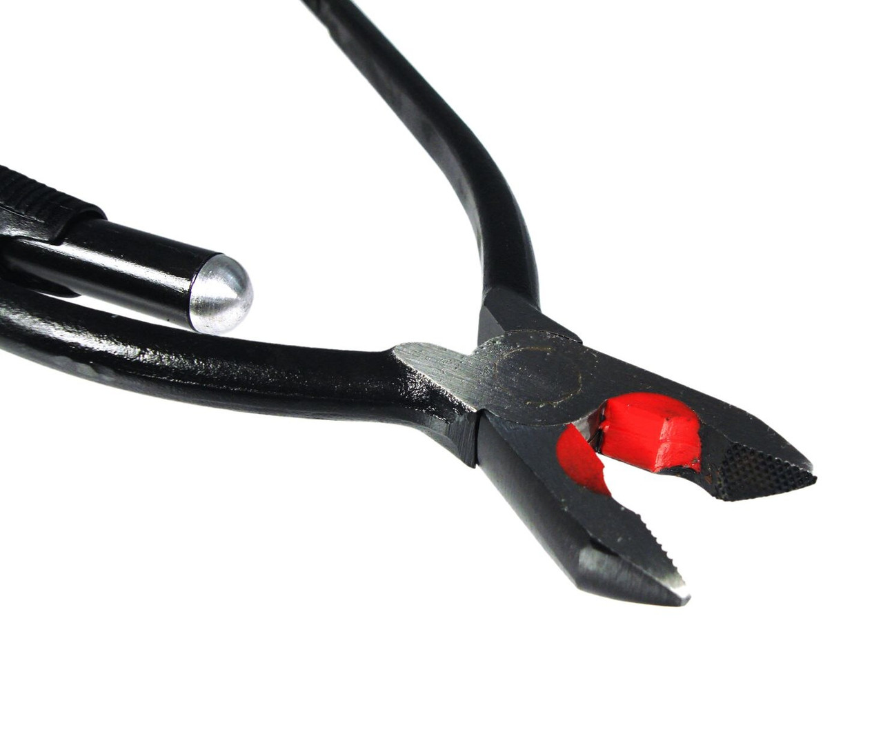 Ciata Lighting Ciata Chain Pliers, Fixture Spring loaded Chain Plier with  Red Vinyl Grip in Silver