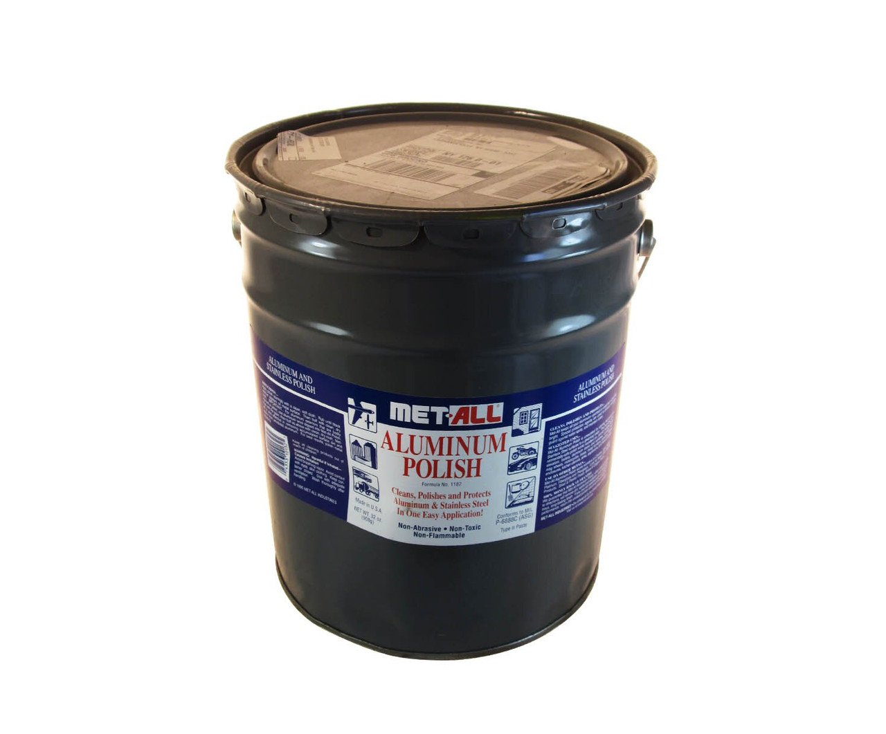 Met-All TC-P Aluminum & Stainless Polish - 45 lb Pail at