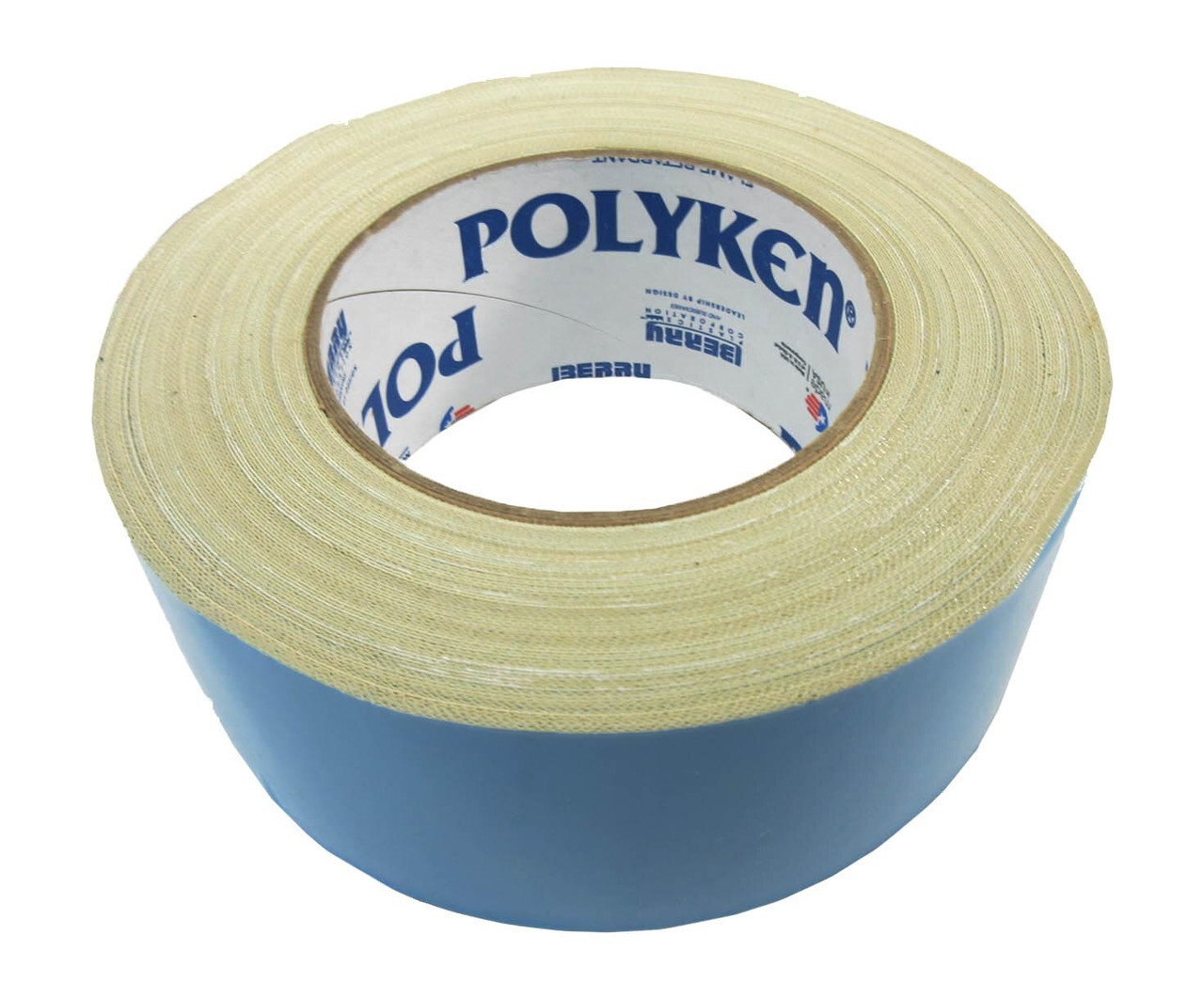 Polyken 108FR Flame Retardant Double Coated Cloth Carpet Tape: 2 in. x 75 ft. (Natural)