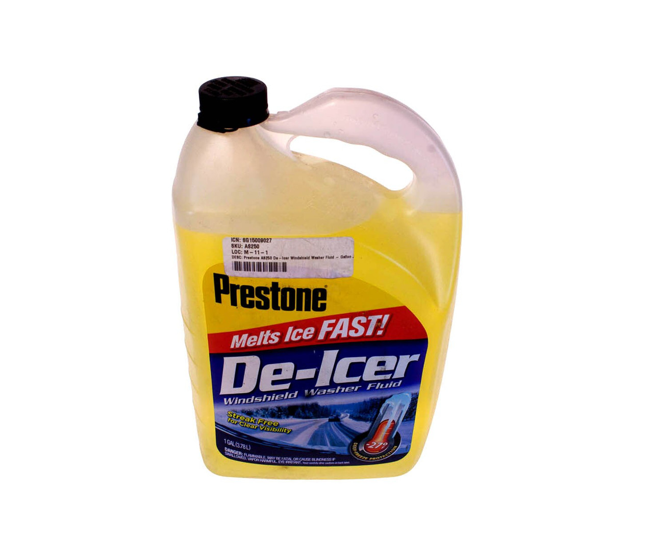 Prestone AS250 De-Icer Windshield Washer Fluid - Gallon
