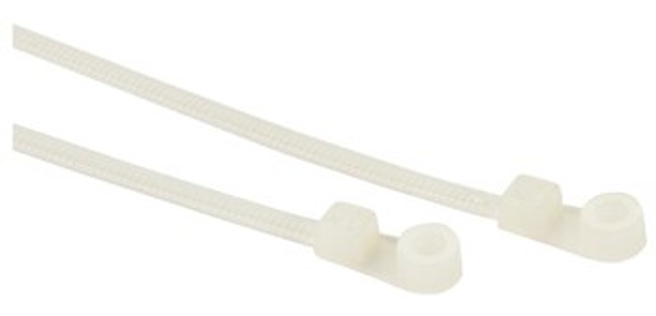 HellermannTyton T18MR9C2 Screw Mount Tie - Natural - 4