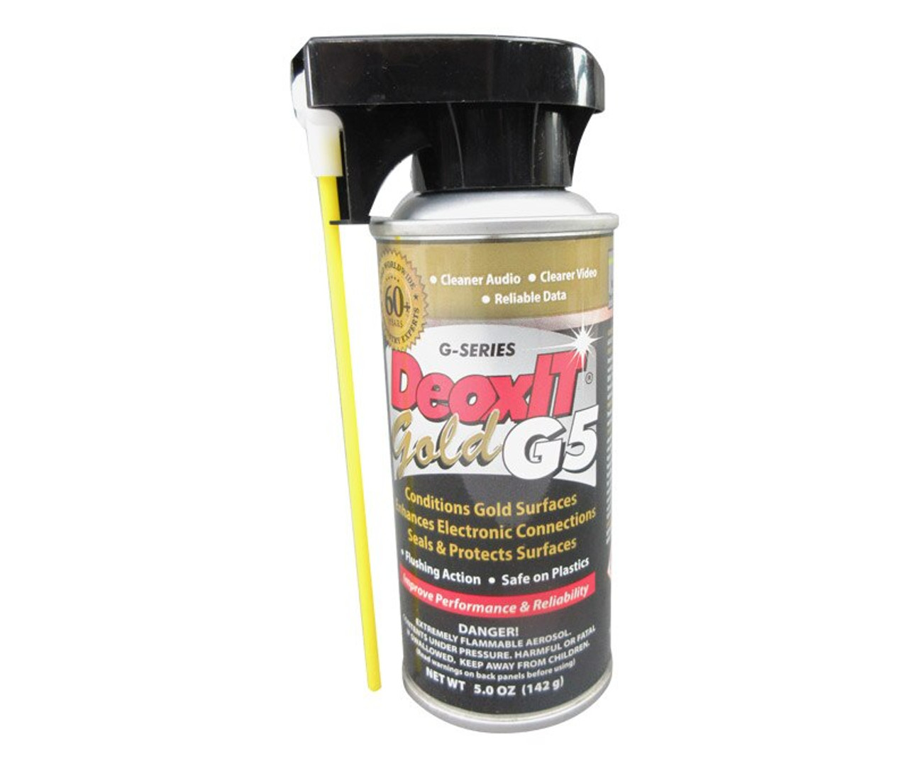 DeoxIT G5S-6 Gold G5 Spray Contact Cleaner, Enhancer & Protector - 5 oz  Aerosol Can at