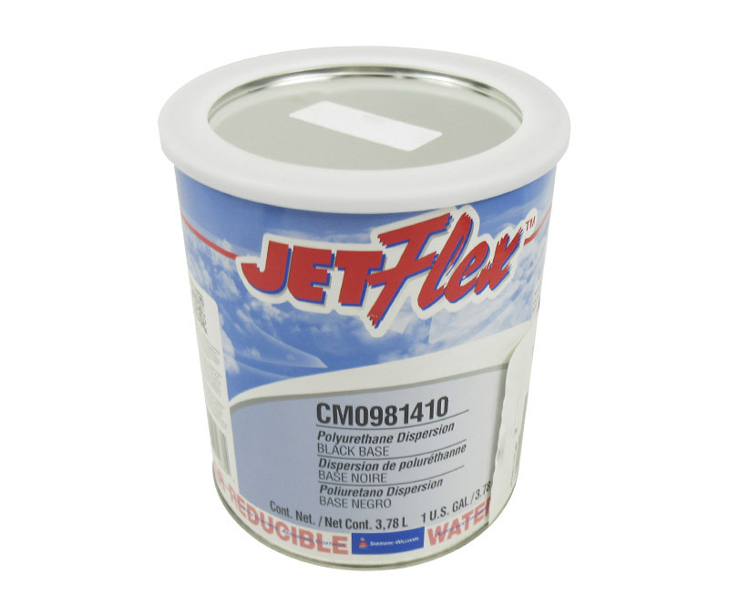 SherwinWilliams CM0981410 JetFlex Black Water Reducible Polyurethane