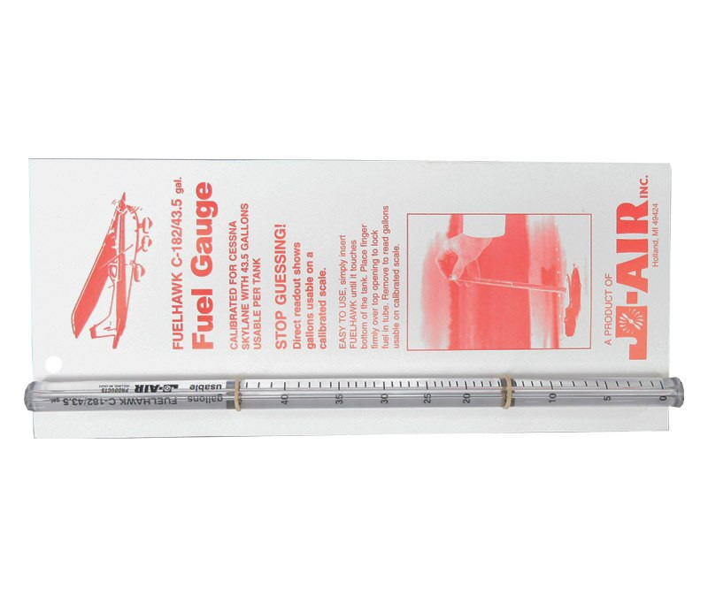 FuelHawk C-182/43.5 Clear Plastic Cessna C182 43.5-Gallon Aircraft