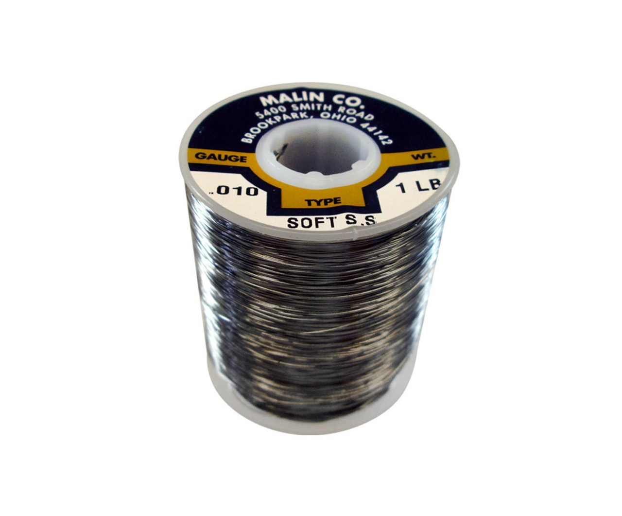 Military Standard MS20995C10 Stainless Steel 0.010 Diameter Safety Wire -  1 lb Roll at