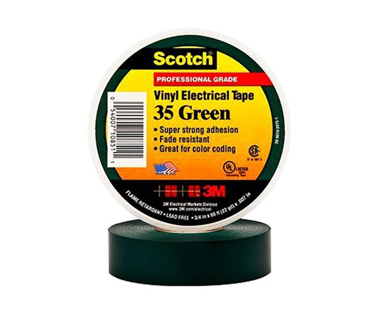 CINTA AISLANTE SUPER 35 3M SCOTCH COLORES