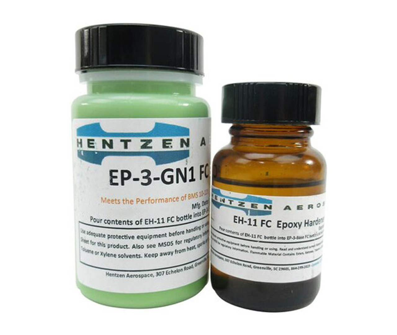 Hentzen Aerospace EP-3-GN1 / EH-11 BAC452 Green Fluid Resistant