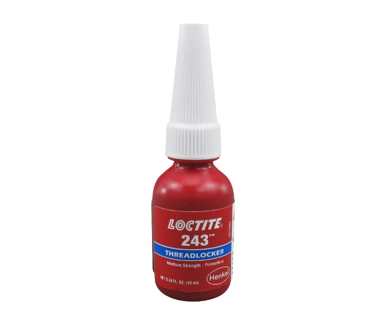 Henkel 24077 LOCTITE 243 Blue Medium Strength General-Purpose Threadlocker  - 10 mL Bottle at