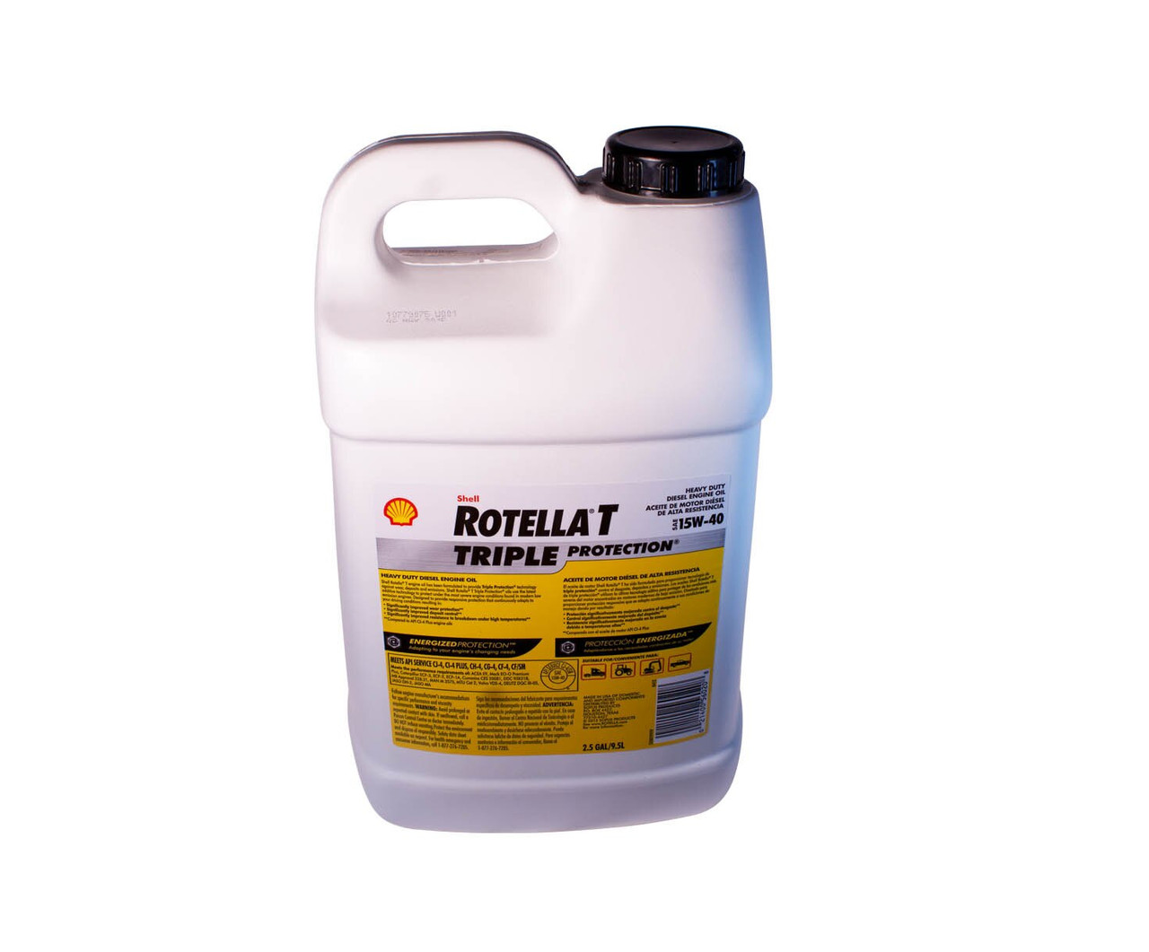Shell Rotella T4 Triple Protection 15W-40 Diesel Motor Oil, 1 Gallon 