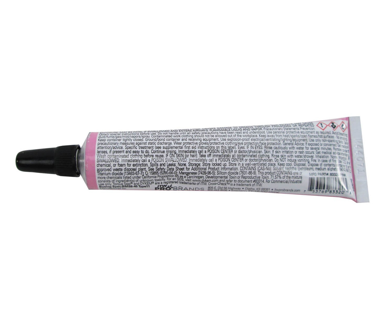 Dykem 83315 Cross Check Torque Seal Tamper-Proof Indicator Paste Green 1oz  Tube : Marking Fluids & Pastes - $6.20 EMI Supply, Inc