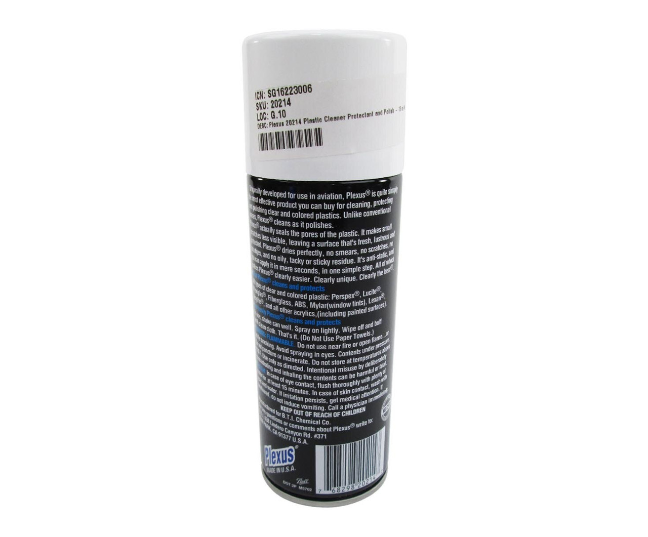 Item # 20214, Plexus Plastic Cleaner - 20214 On Monroe Aerospace