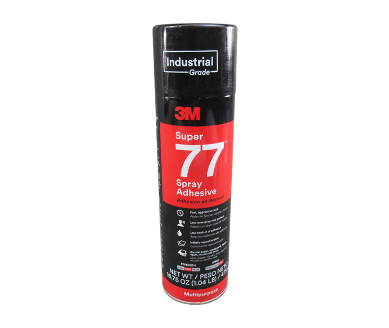 3M 021200-21210 Super 77 Clear Multipurpose Spray Adhesive - 16.75