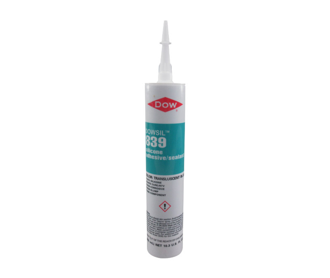 DOWSIL™ 839 Blue Silicone Adhesive Sealant - 305 mL (10.3 oz) Cartridge